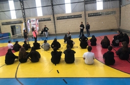 Acadêmicos de Educação Física apresentam trabalho com alunos do Universitário