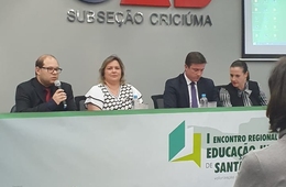 Coordenador do curso de Direito participa do I Encontro Regional de Educação Jurídica de Santa Catarina