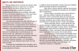 Nota de repúdio