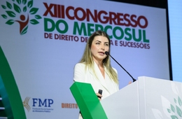 Professora da Esucri palestra no Congresso do Mercosul de Direito de Família e Sucessões