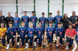 Patrocinado pela Esucri, vôlei de Forquilhinha conquista etapa da Liga Voleibol de SC; 