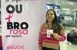 Se toque, faça autoexame: Esucri lança campanha de prevenção ao Câncer de Mama