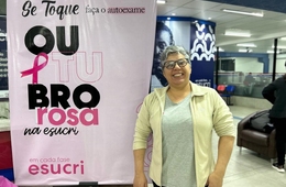 Se toque, faça autoexame: Esucri lança campanha de prevenção ao Câncer de Mama
